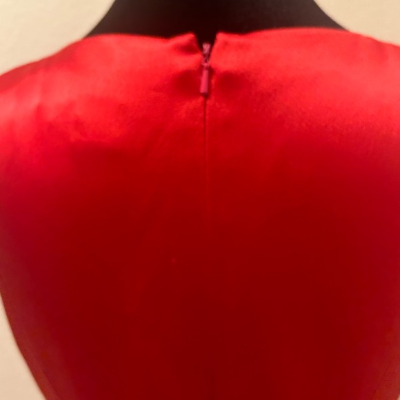 ADRIANNA PAPELL Red Evening Dress Size:8 Maxi - Picture 7 of 11